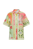 El Jardin Print Button Up Estella Shirt