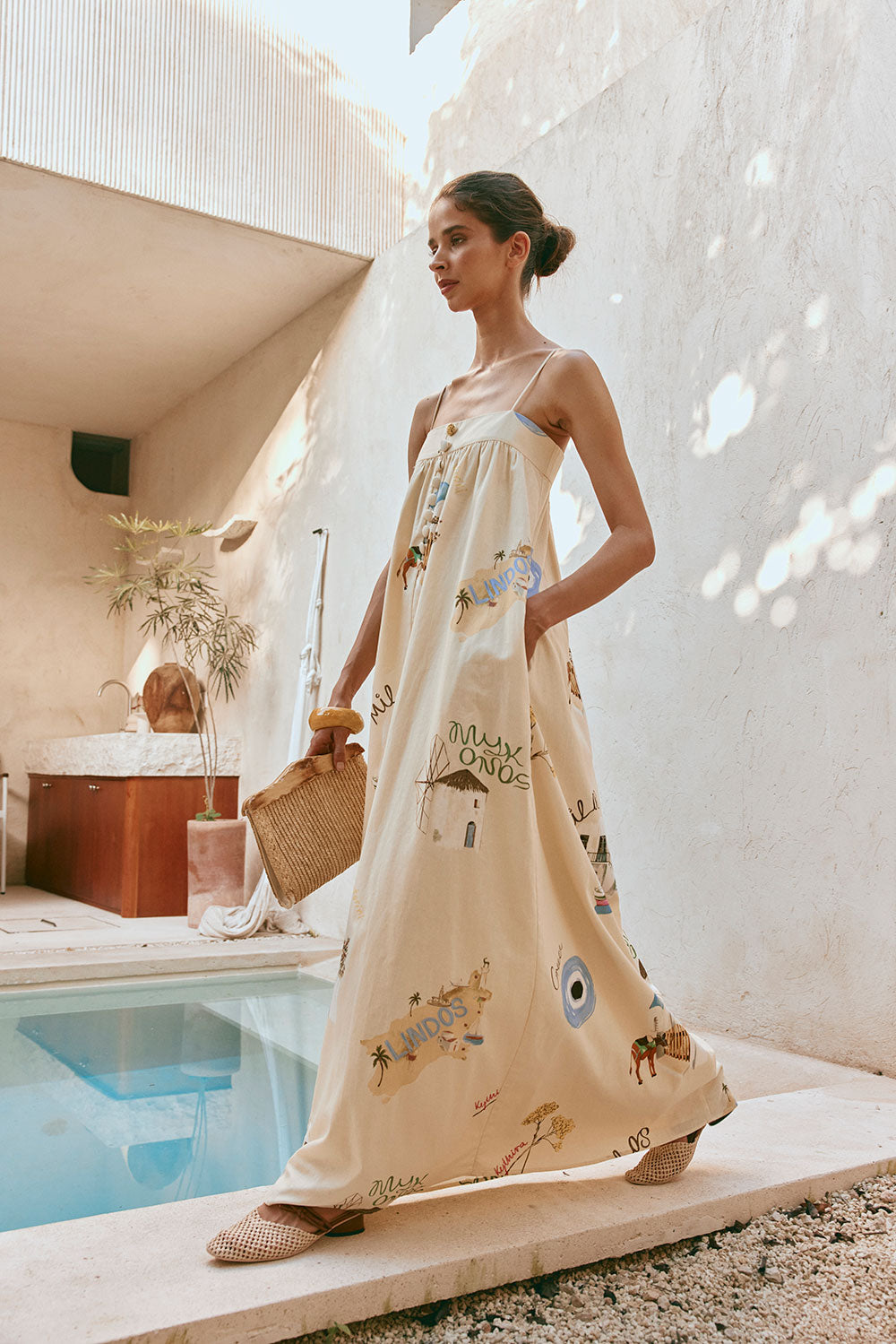 SAMPLE-Ida Dress - Isles Of Greece
