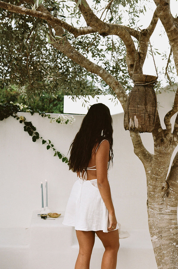 Shevana Mini Dress - White