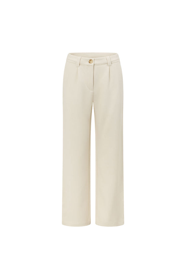 Ivory Suiting Flared Naomi Trouser Pants