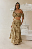 Yumi Skirt - Ancienne Green