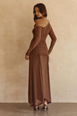 Callista Dress - Chocolate