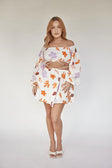 SAMPLE-Avie Off Shoulder Dress - Autumn