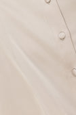 Grey Silky Button Up Strappy Lyla Top