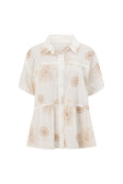 Camela Top - Broderie Motif