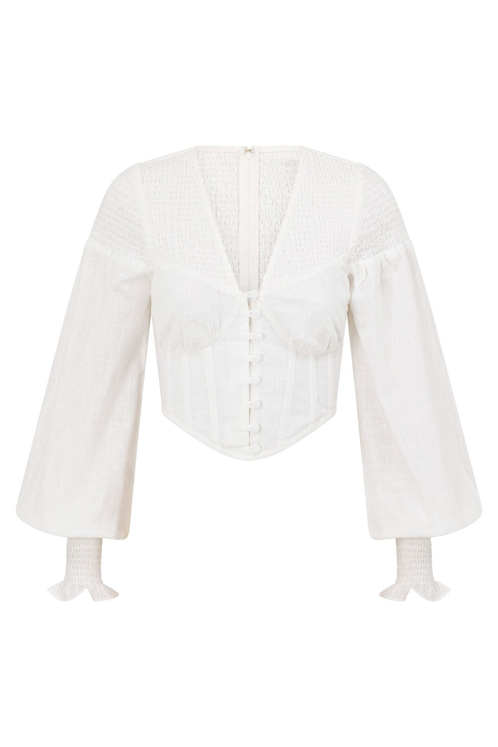 SAMPLE-Seville Shirred Top