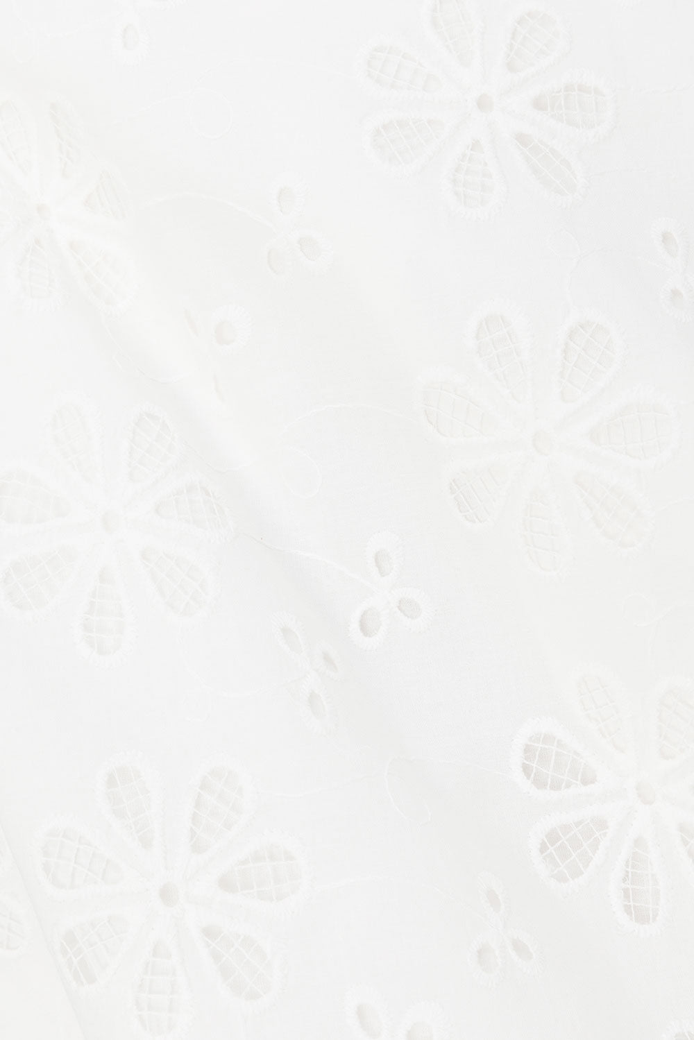 Bridal White Broderie Off Shoulder Mini Laora Dress