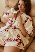 SAMPLE-Seona Top - Checker Plaid