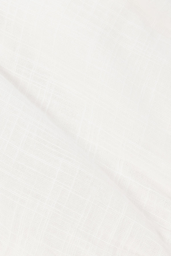 White V Neck Front Tie Wrap Sandy Playsuit