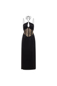 Teyah Midi Dress - Black