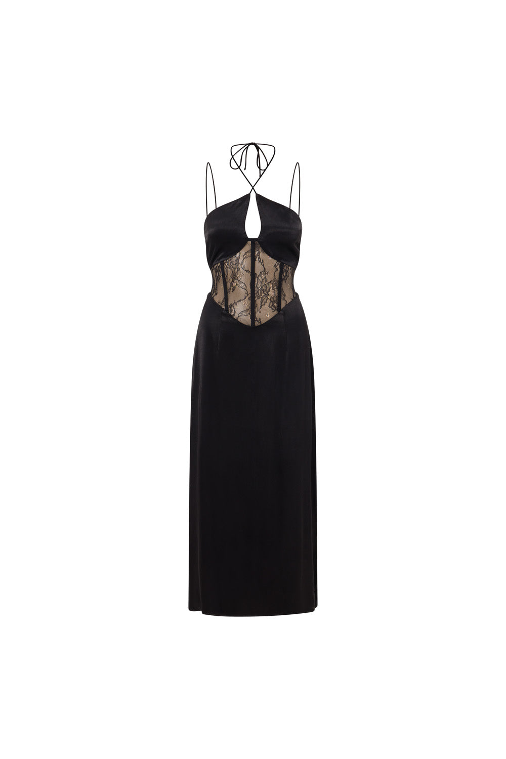 Teyah Midi Dress - Black
