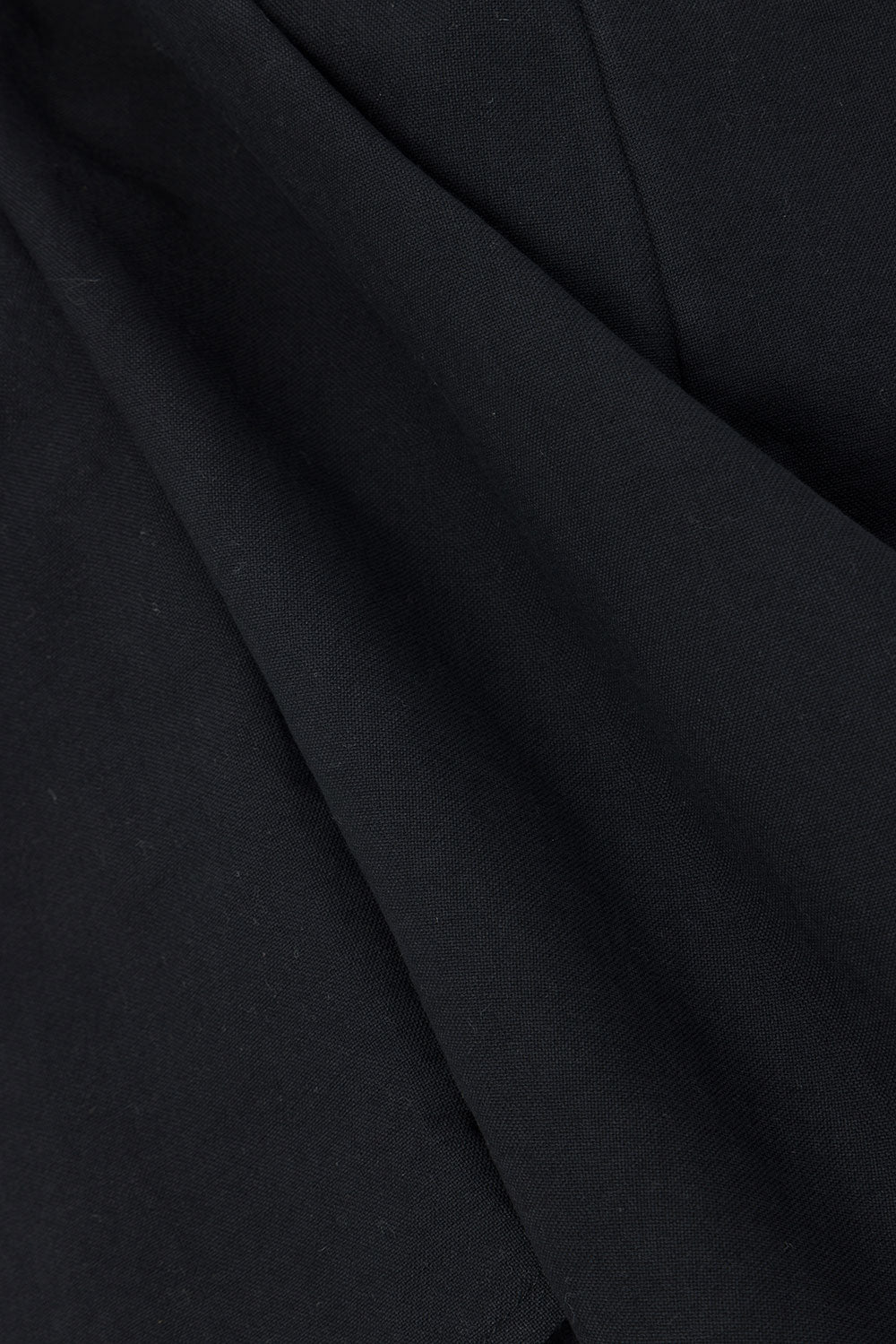 Black High Waist Elastic Drawstring Akel Shorts