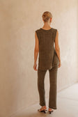 Olive Green Drawstring Louka Pants