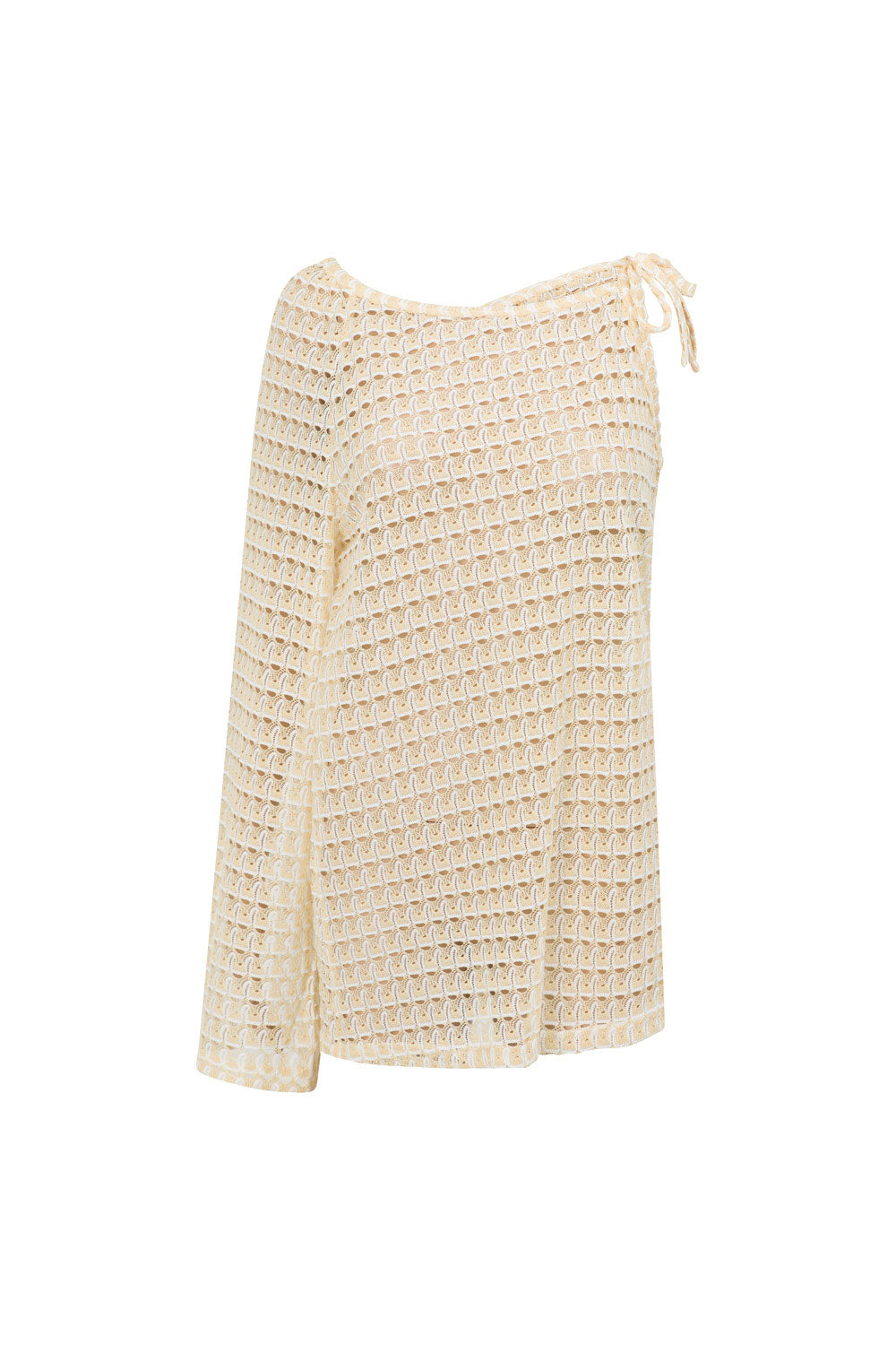 Suka Crochet Top - Cream White