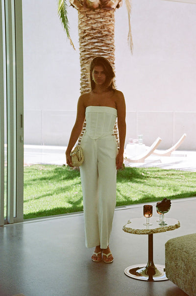 SAMPLE-Isabela Pants - White