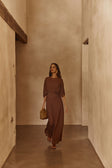 SAMPLE-Eira Dress - Chocolate