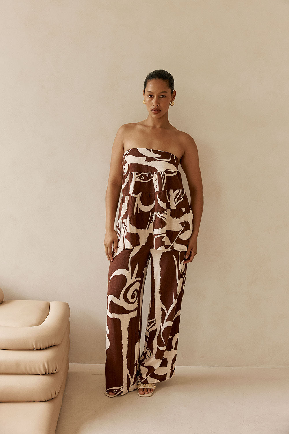 Presley Top - Painted Tiles