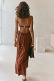 SAMPLE-Mahya Dress - Chocolate