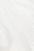 White Broderie Puff Sleeve Aveline Top