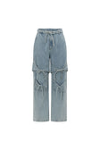 Poet Denim Pants - Light Blue