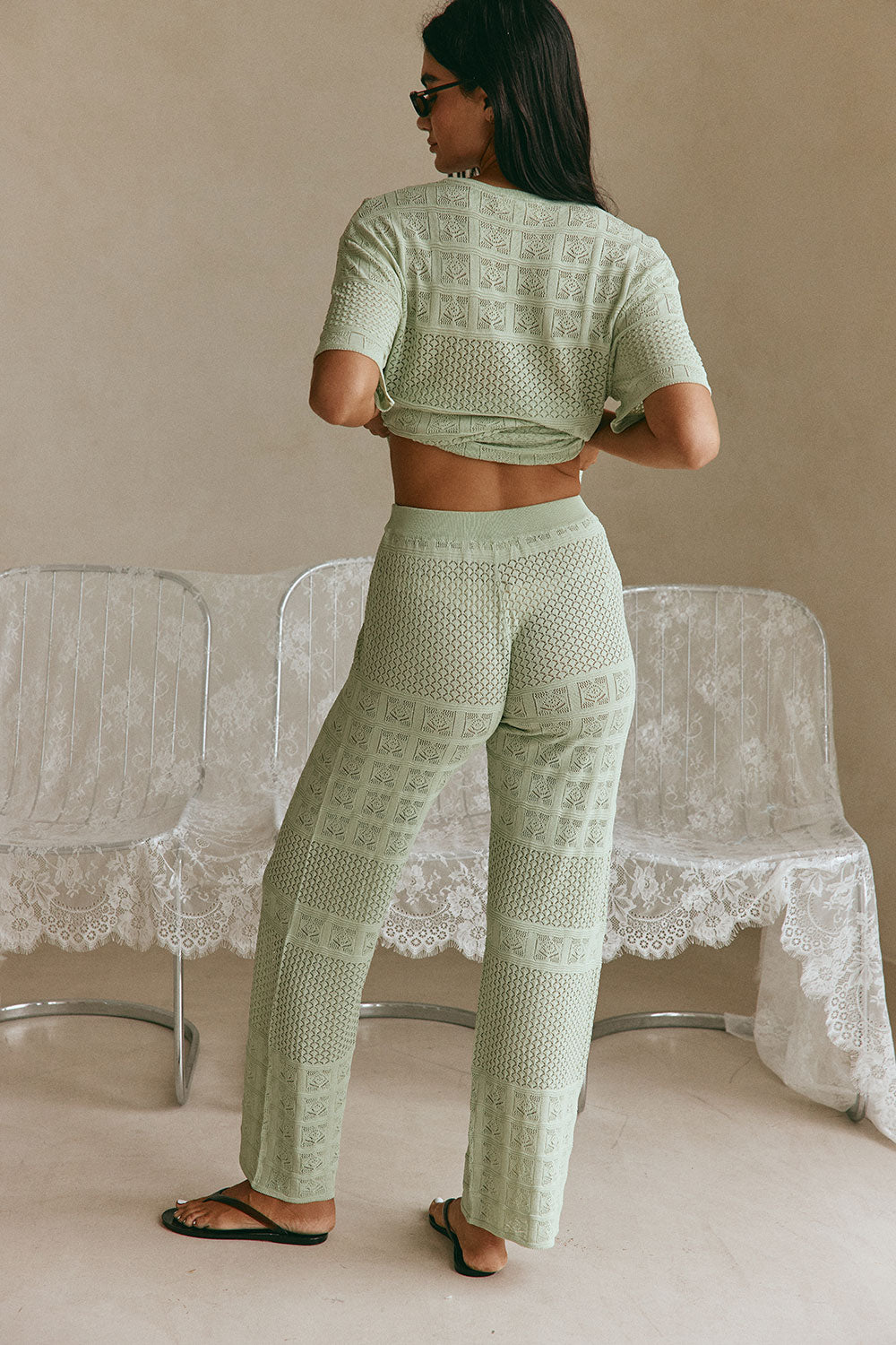 SAMPLE-Nixie Pants - Mint