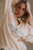 Cream Fleece Oversized Vintage Rue Sweater