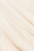 Off White Ribbed Halter Neck Mini Malayah Dress