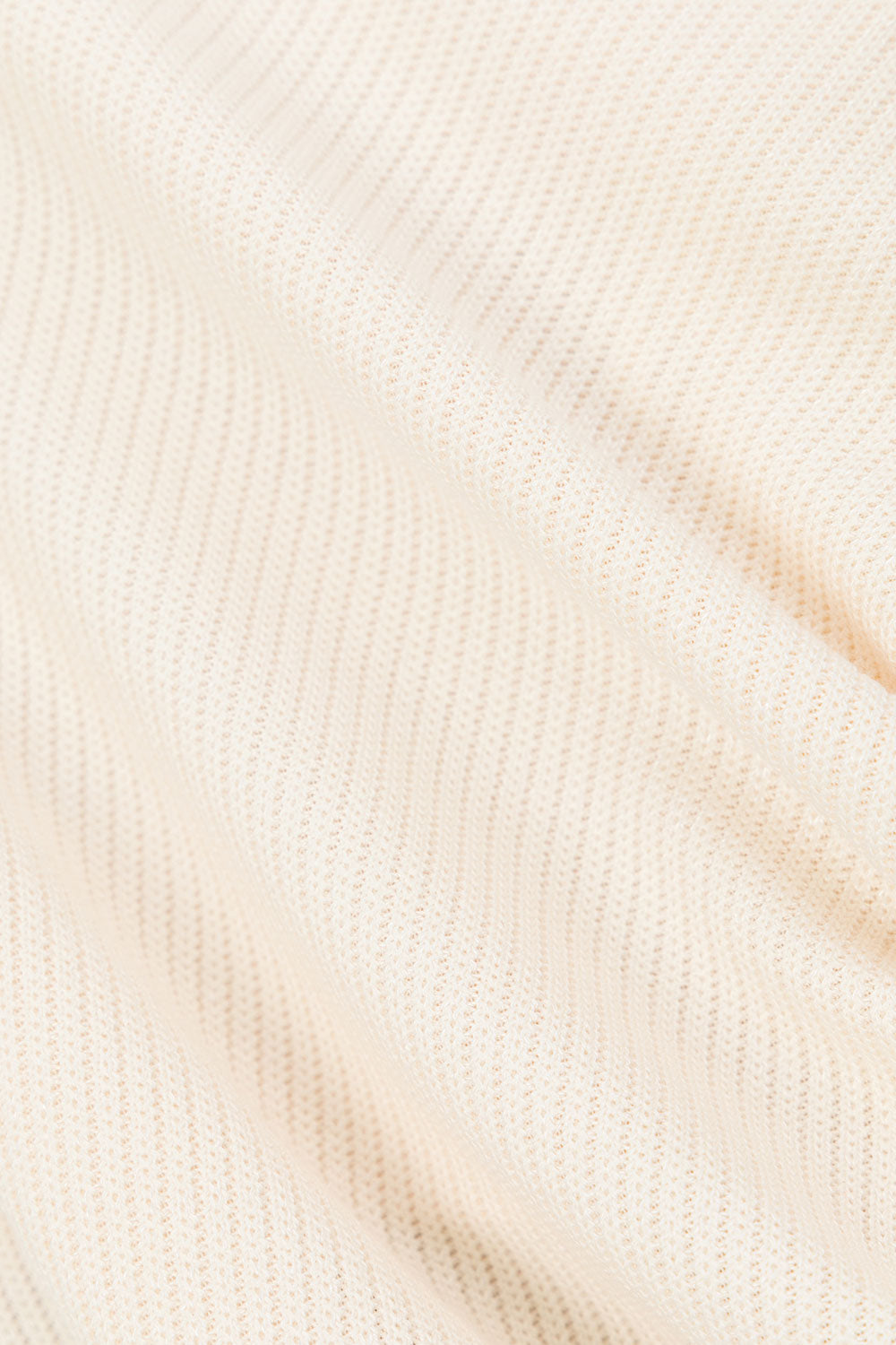 Off White Ribbed Halter Neck Mini Malayah Dress