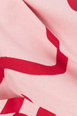 Red and Pink Darling Floral Print A Line Delphia Skirt