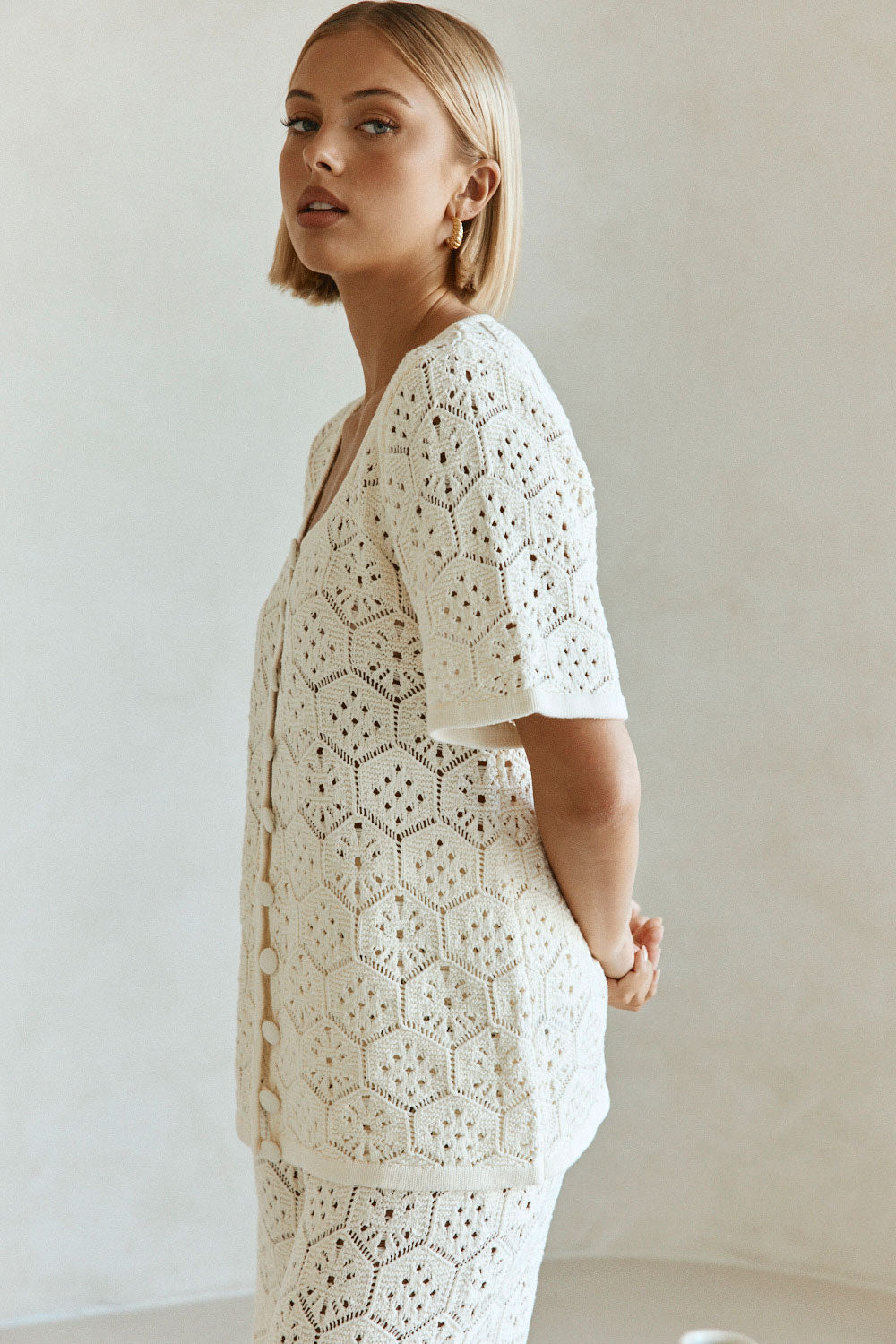SAMPLE-Umiko Top - Cream