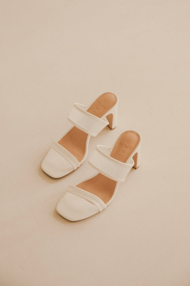 Mariana Heels - White