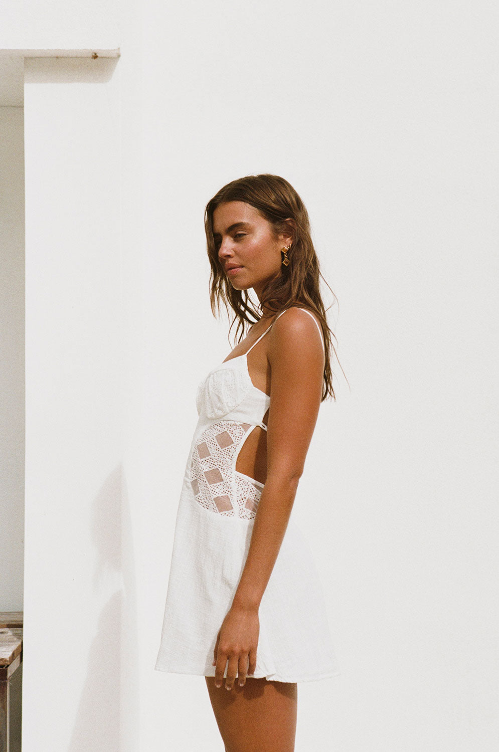 Shevana Mini Dress - White