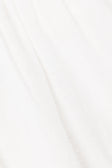 Eli Thin Strap Button Up Mini Dress - White