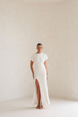 Gemini Maxi Dress - White