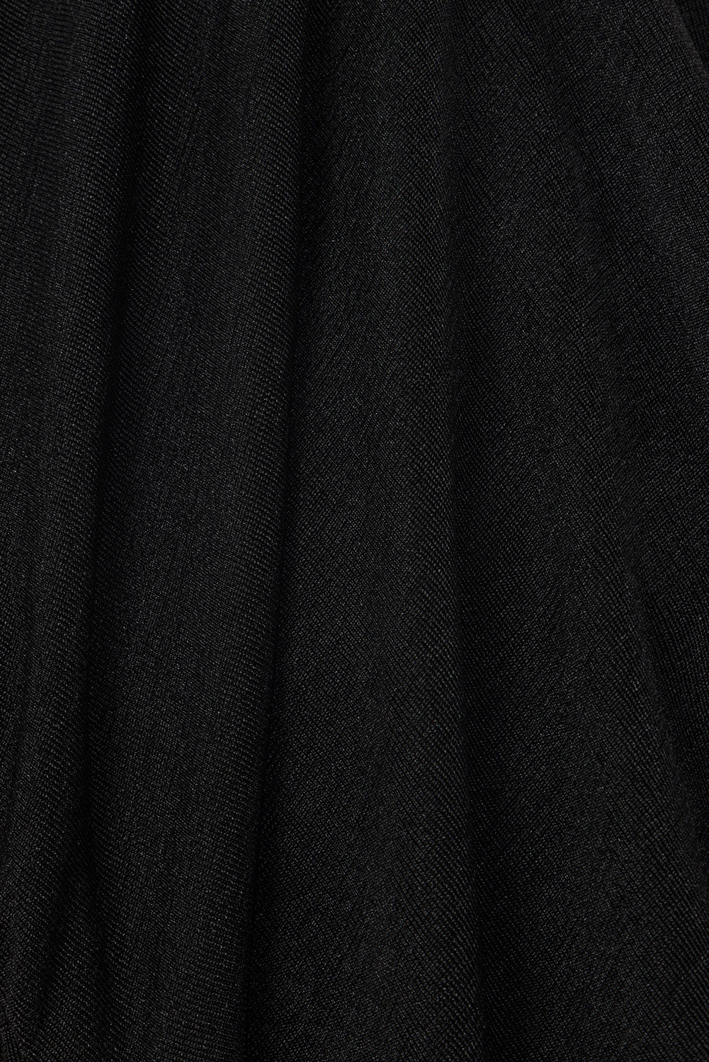 Black Asymmetric Button Up Cropped Indi Top