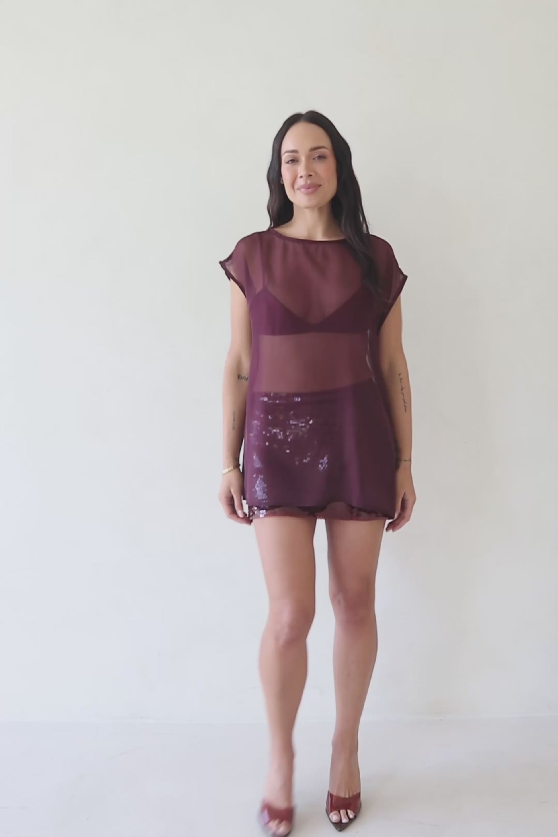 Milan Sequin Skirt