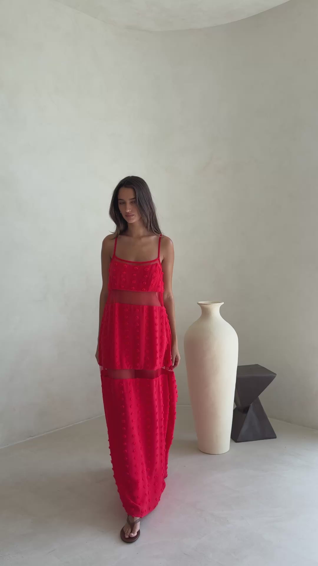 Tassia Dress - Red