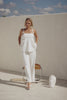 White Cotton Strappy Babydoll Tilda Top
