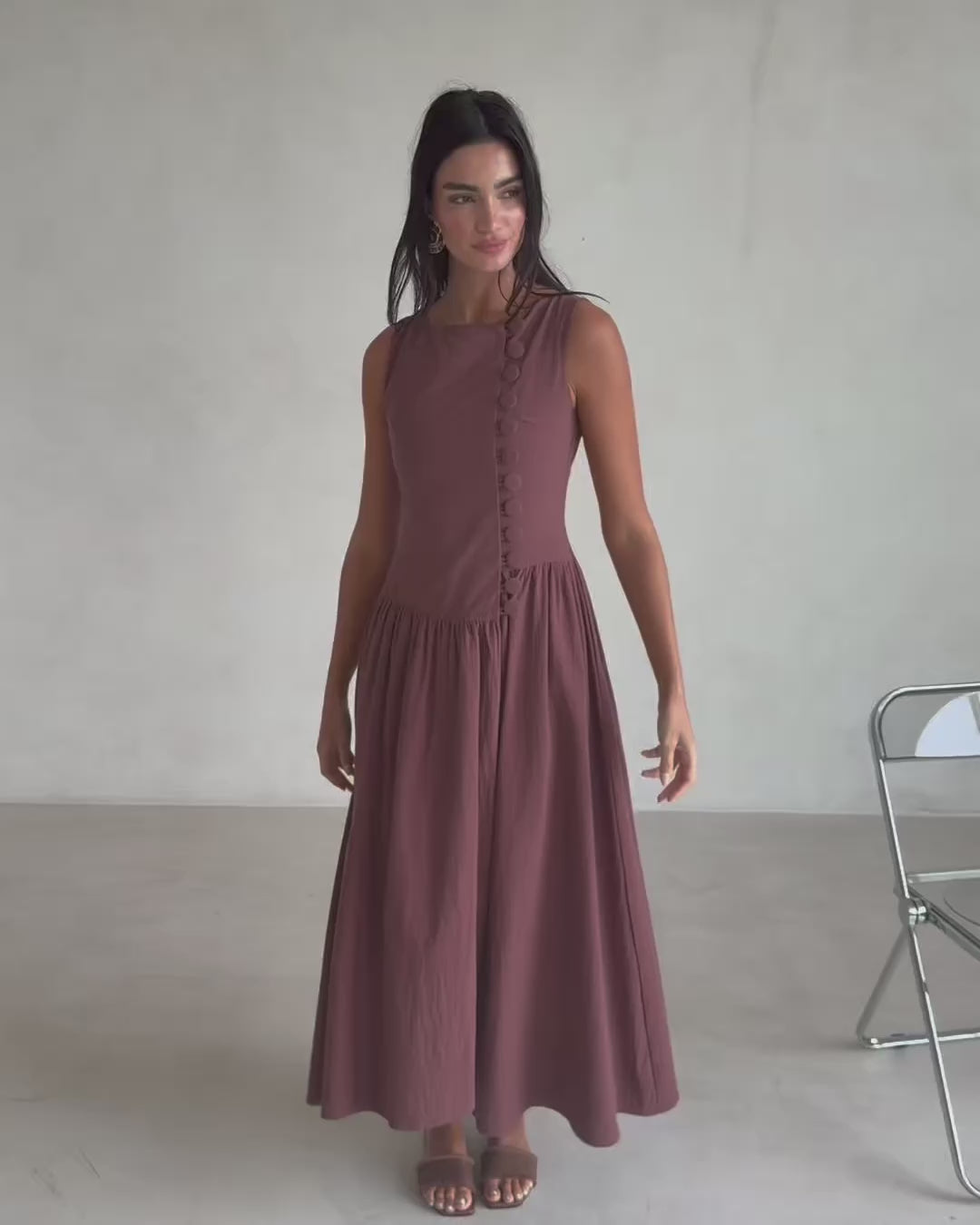Odessa Dress - Chocolate