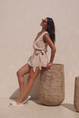 Video, Sandy Playsuit - Tan