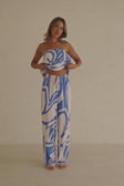 Video, Alma Pants - Palm Blue