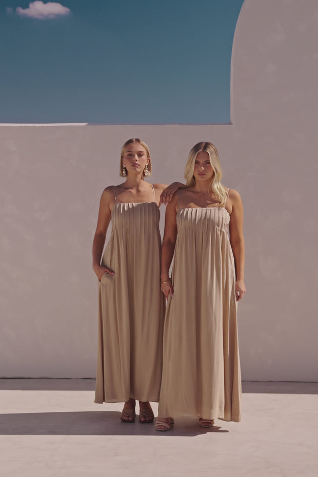 Ada Dress - Tan