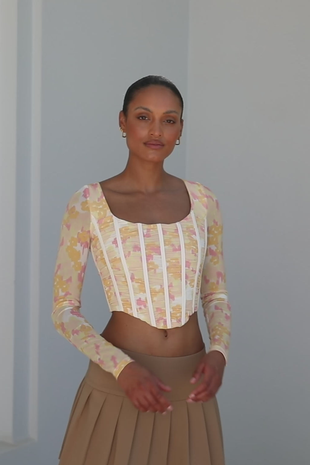 Majella Corset Top - Orange