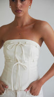 Video, Fiore Top - Beige
