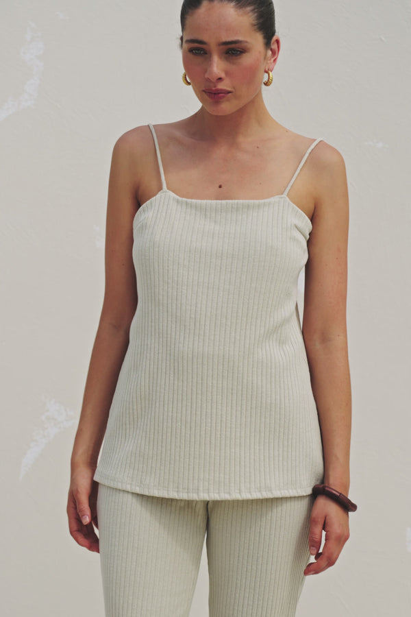 Sayla Backless Thin Strap Tie Jumpsuit - Grey