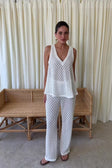 Video, Lana Pants - White Knit