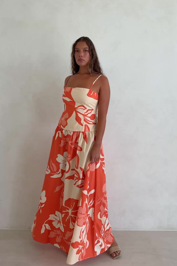 Samia Dress - Sunset Botanica