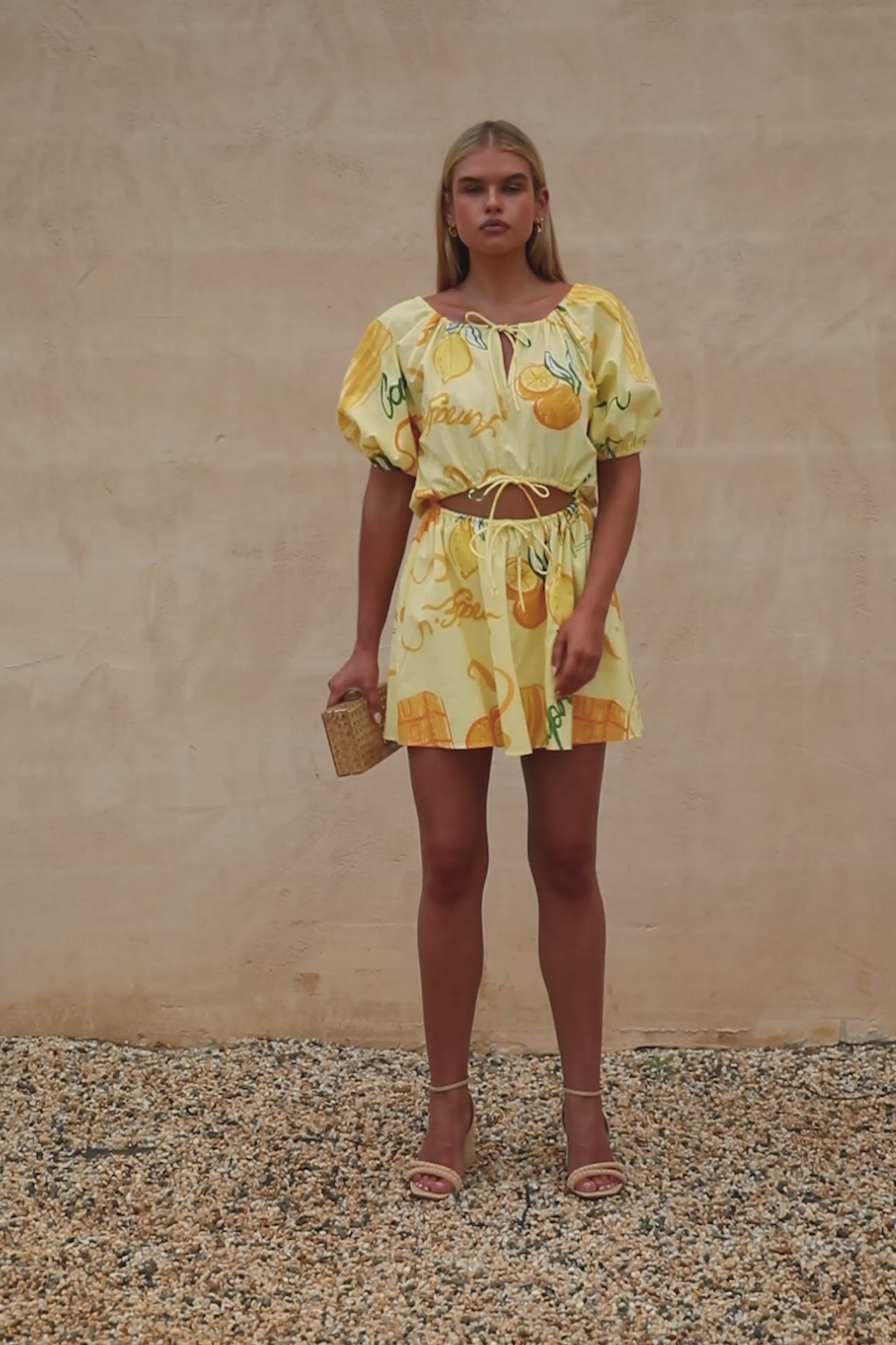 Milo Mini Dress - Yellow