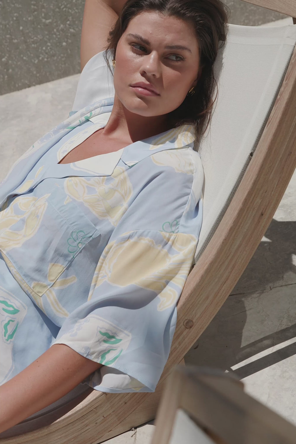 Thessy Top - Ciao Blue Print