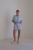 Video, Chantel Knit Shorts - Blue